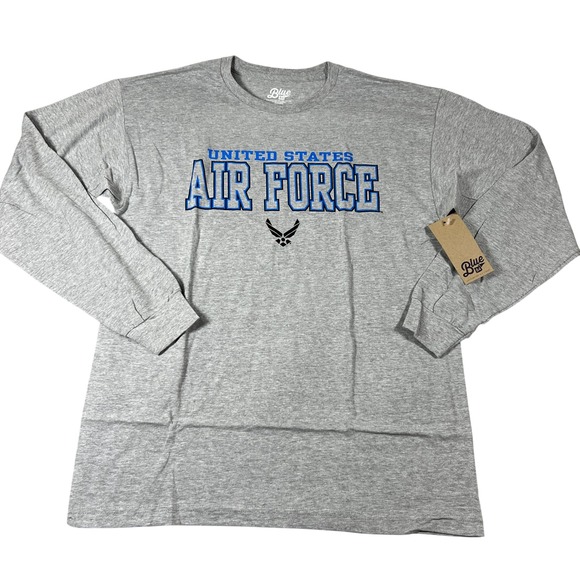 Blue 84 Other - Blue 84 United States Air Force Long Sleeve Graphic T-Shirt Gray Mens Large NWT